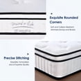 thumbnail image 2 of Full Mattress 8 Inch, Memory Foam Mattress with Pocket Spring, Soft & Comfortable Medium Firm, 2 of 9