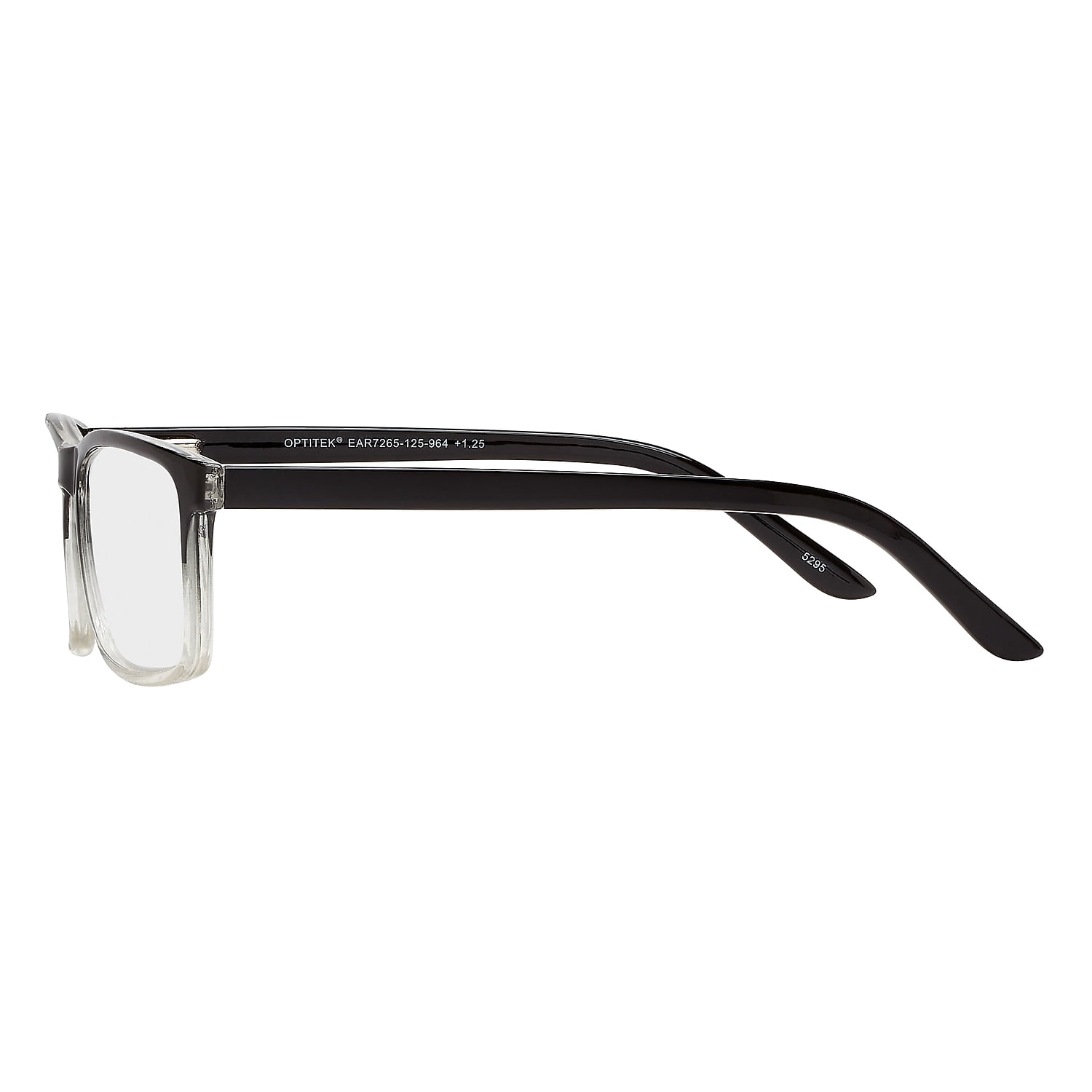SAV Optitek +2.75 Reading Glasses Clear Black (EAR7265-275-964)