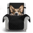 thumbnail image 2 of SCRAWLGOD Corgi Print Recliner Chair Covers for Pets Non Slip Universal Furniture Protector Washable Recliner Chair Cover with Pocket, 2 of 7