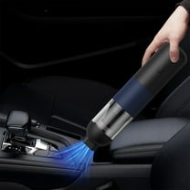Car Vacuum with Powerful Suction, 2-in-1 Hand Vacuum & Blow Pump, Mini Vacuum for Crevices, Keyboard Cleaner, USB Rechargeable, Compact Design