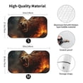 thumbnail image 3 of Bingfone Cool Flame Lion A Car Windshield Sun Shade Protector Keep Your Vehicle Cool Sun Shield Visor Cover Foldable for Car Truck SUV-Small, 3 of 8