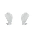thumbnail image 1 of 2 Piezas Collar Busto Joyería Exhibición Figura Joyería Exhibición Soporte 29x21x18 Cm shamjiam Estante de exhibición de joyería, 1 of 7