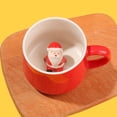 thumbnail image 1 of Taza de café de Papá Noel 3D NQ Cerámica hecha a mano 5,51'x4,3'x3,54', 1 of 4