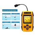 thumbnail image 4 of Upgrade Handheld Fish Depth Finder Ice Boat Fishing Fish Detector Device Sonar Sensor Transducer ,Easy to Use, 4 of 5