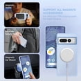 thumbnail image 2 of RHEA- For Google Pixel 7 Pro Case Mag Safe Magnetic Matte Shockproof Cover, 2 of 6