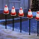 thumbnail image 2 of Solar Estaca Papá Noel LED Copo Nieve Navidad Luces Al Aire Libre Con Copos IP65 A Prueba para Patio Césped Rojo, 2 of 9