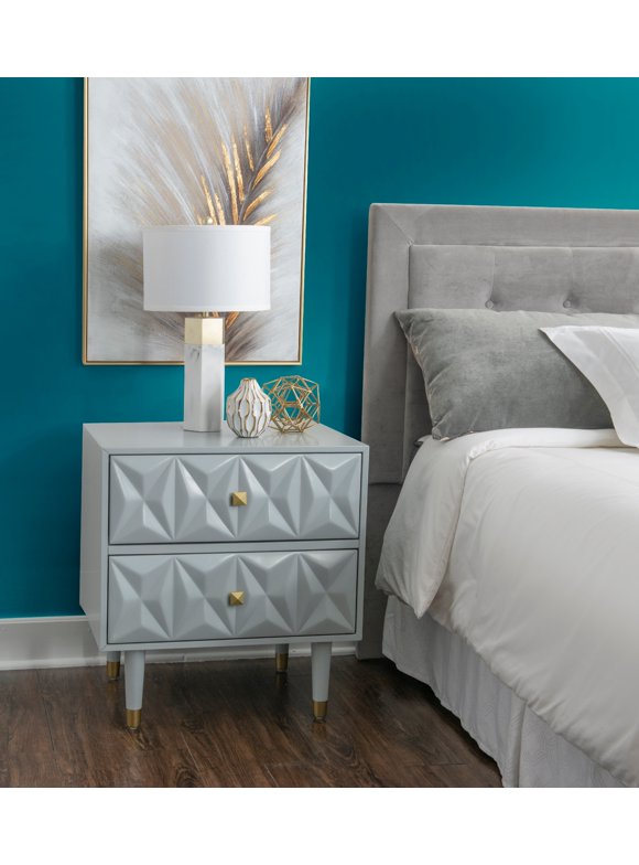 Gold Nightstands in Nightstands