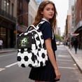 thumbnail image 6 of Kuiaobaty Soccer Ball Print Backpack for Kids Boys 17 Inch Backpack with Bottle Holder Roomy Sturdy School Bag Bookbags for School, 6 of 7
