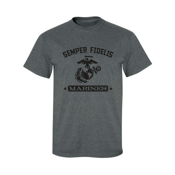 Semper Fidelis Marines Adult T-shirt