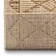 thumbnail image 4 of Well Woven Custom Size Indoor/Outdoor Runner - Choose Your Length - Sturl Beige Indoor/Outdoor Flat Weave Pile Nordic Diamond Pattern 31 Inch Wide x 11 Feet Long Runner (31" x 11' Runner) Rug, 4 of 5