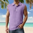 thumbnail image 2 of Men's Casual Sleeveless T-Shirt Breathable Comfortable Summer Wear Stylish Vest Top for Outdoor Activities, 2 of 5