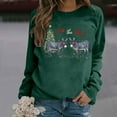 thumbnail image 4 of Donk The Halls Christmas Sweatshirts for Women 2025 Long Sleeve Crewneck Funny Donkey Graphic Sweatshirt Pullover Tops, 4 of 8