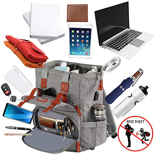 Laptop Tote Bag for Women 17.3 RFID Work Handbag Duffel Girls Travel Fits Notebook MacBook