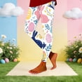 thumbnail image 4 of Shadoumai Easter Day Leggings for Women, Plus Size High Waist Egg Leggings Womens, Yoga Pants Bottoms Women Black, 4 of 4