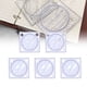 thumbnail image 4 of Reglas de costura Protactor giratorio plantilla de plantilla de 360 ​​grados regla multifuncional plantillas de acolchado para coser cuero 5 uds ANGGREK Otros, 4 of 8