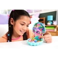 thumbnail image 4 of Polly Pocket Glitter Island Compact Playset with 1 Micro Mermaid Doll and Ocean Pets, Travel Toy with Themed Accessories, 4 of 9