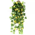 thumbnail image 1 of Eye catching Colors with Artificial Hanging Plants Morning Glory Flowers, 1 of 5