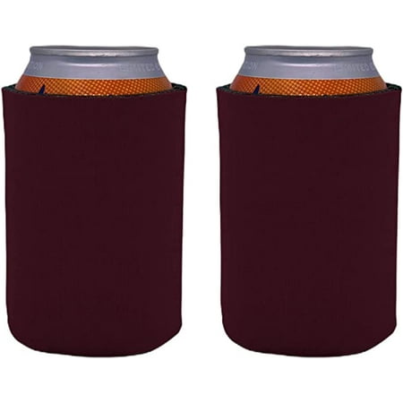 

Blank Soft Foam Collapsible Can Coolie (Burgundy 2 Pack)