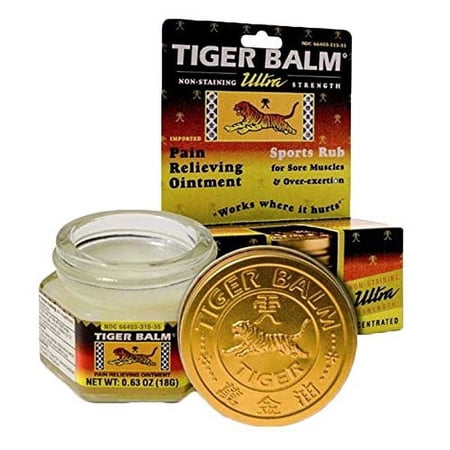 Tiger Balm Ultra Strength 0.63 oz (Pack of 4)