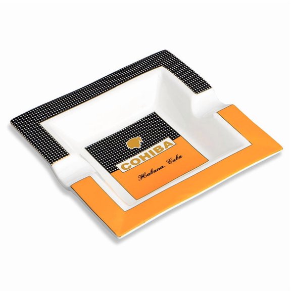 Cigar ashtray ceramic large diameter 3-pack cigarette trough European living room decoration gift box containing cigar ash,白色