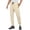 Khaki, variant on BXSRUTA Men's Casual Joggers with Pockets Stretch Breathable Sweatpants Drawstring Elastic Waist Pants for Sports Daily Wear
