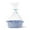 Blue, variant on BIZHUA Small Basket with Gift Bag and Ribbon 12"X 8"X 5" Cute Small Woven Basket with Handle Rope Shelf toy Storage Basket Decorative Empty Gift Storage Basket Yellow A