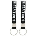 thumbnail image 1 of Lives Matter Bracelet, 2pcs Key Chain, For Men Women Parties Festivals BLACK LIVES MATTER, 1 of 8