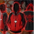 thumbnail image 4 of Sudadera con capucha de anime con estampado 3D, sudadera tipo pulóver, mono D Luffy, Ace, Sabo, Shanks, Law, traje de chándal de batalla, ropa de abrigo informal, 4 of 4