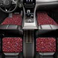 thumbnail image 4 of Salouo Red Glitter for 4-Piece Floor Mats, Custom Fit Car Mats All-Weather Car Foot Mats Automotive Floor Mats for Cars, Trucks, SUVs, Vehicle Floor Liner, 4 of 7