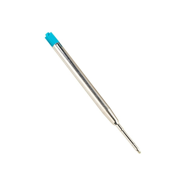 Methold Recambios de bolígrafo de 1,0mm, 100 Uds., repuesto portátil práctico, bolígrafos de escritura suaves, suministros de oficina Kits de experimentos de química Azul
