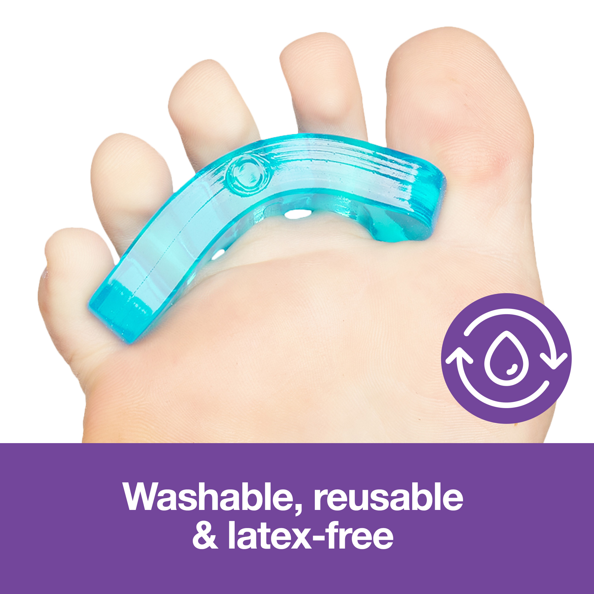 Buy ZenToes Gel Toe Separators for Pedicure, Nail Polish, Toenail Trimming Set of 2 Toe