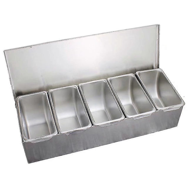 Contenedor de acero inoxidable para 5 ingredientes (p20241126449)