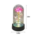 thumbnail image 3 of Arestory Mothers Day Flowers Gifts for Mom from Daughter Son,Birthday Gifts for Women,Mom Presents for Her,Colorful Rainbow Light Up Rose in A Glass Dome Grandma Presents for Her Wife Girls Valentines, 3 of 8