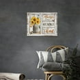 thumbnail image 3 of Motivational Wall Art Rustic Sunflower Hummingbird Picture Bathroom Wall Decor Always Stay Humble and Kind Inspirational Quotes Canvas Painting Print Farmhouse Artworks Framed for Living Room Bedroom, 3 of 8
