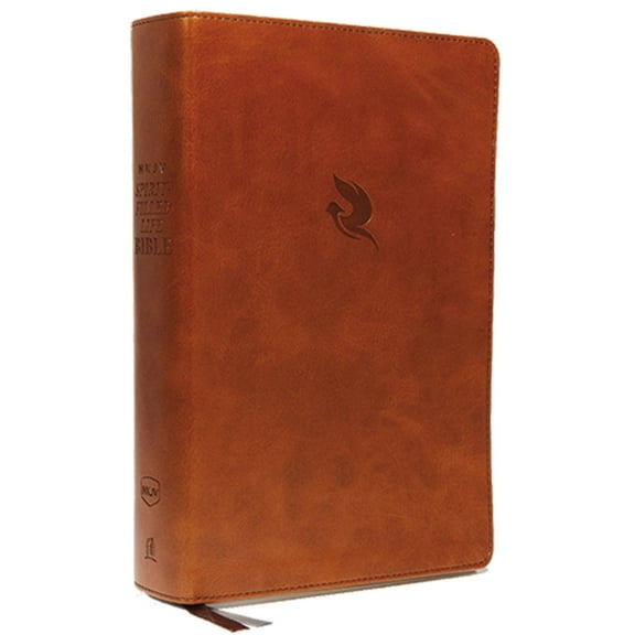 NKJV, Spirit-Filled Life Bible, Third Edition, Imitation Leather, Brown, Indexed, Red Letter Edition, Comfort Print: Kin, (Hardcover)