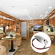 thumbnail image 4 of Mini LED Ambient Light Ceiling Courtesy Wall Lamp RV Boat Interior Lighting White 400LM for Motorhome Camper Trailer, 4 of 5