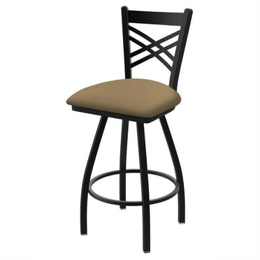XL 820 Contessa 30" Swivel Bar Stool with Black Wrinkle Finish and Canter Sand Seat
