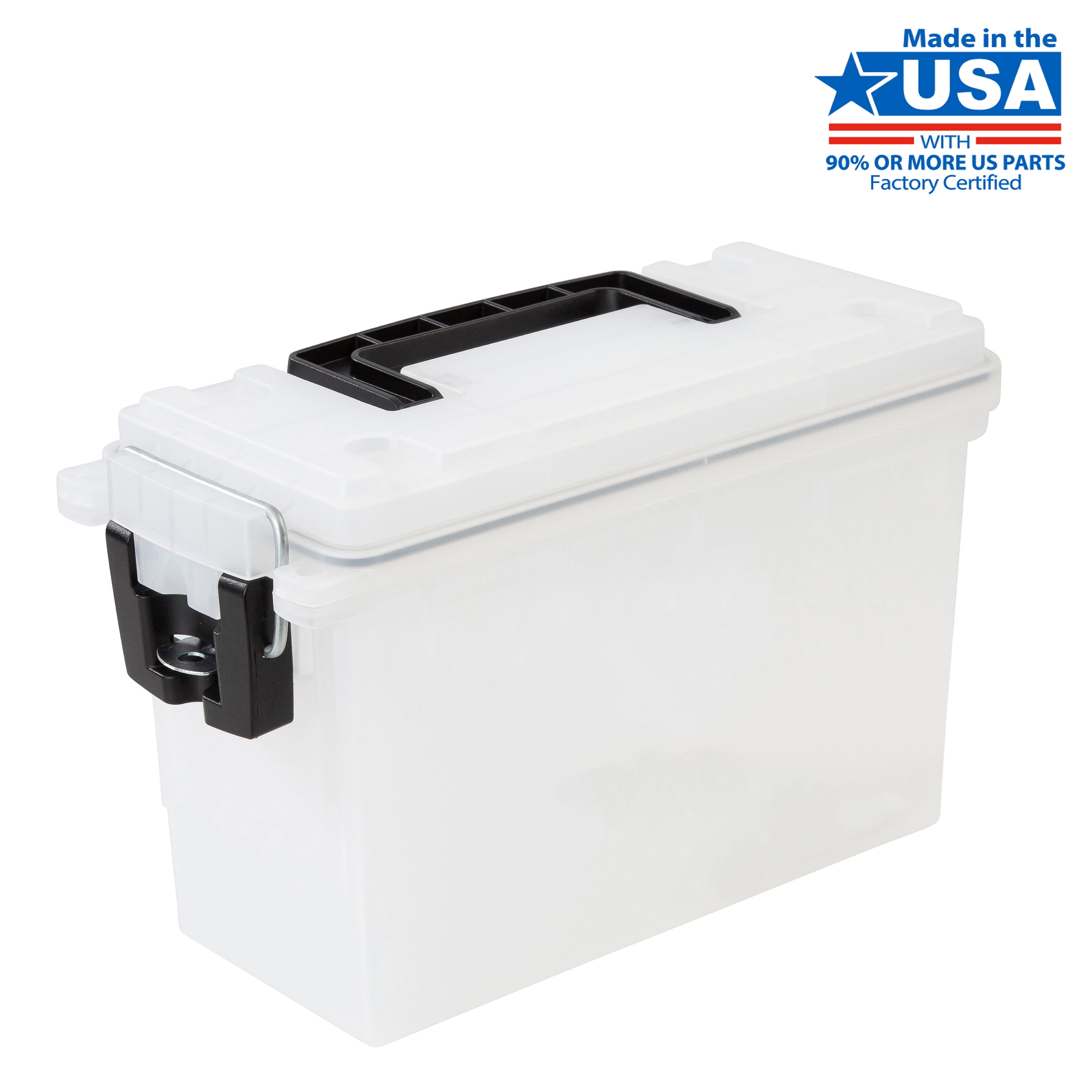 Hyper Tough Frost Locking and Stacking Utility Box, Durable plastic 11.5" x 5.06" x 7.25"