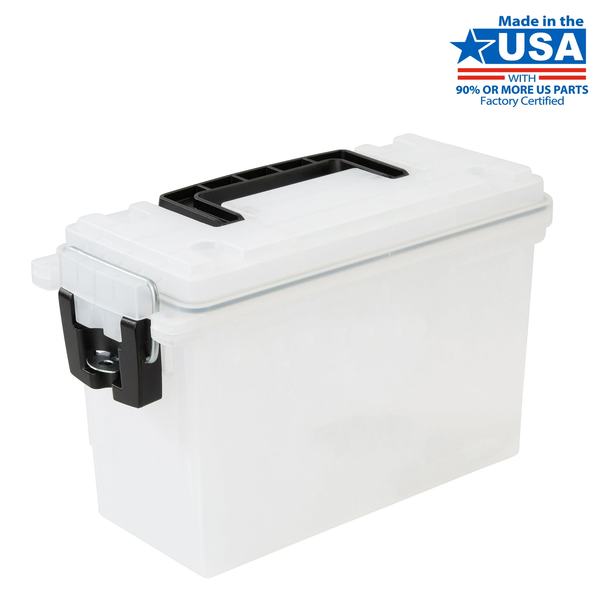 Hyper Tough Frost Locking and Stacking Utility Tool Box, Durable Plastic, 11.5 in x 5.06 in x 7.25 in