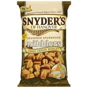 Snyder's Of Hanover Seasoned Sourdough Nibblers Three Cheese Medley Pretzels, 10 oz