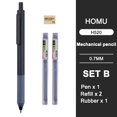 thumbnail image 1 of 0.5mm/0.7mm Simple Automatic Pencil Student‘s Press Type Automatic Pen Can Replace Lead Lead Movable Pencil, 1 of 7