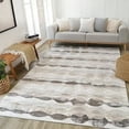 thumbnail image 5 of Rug Branch Cadence Modern Abstract Indoor Area Rug, Brown Beige - 6'x9', 5 of 5