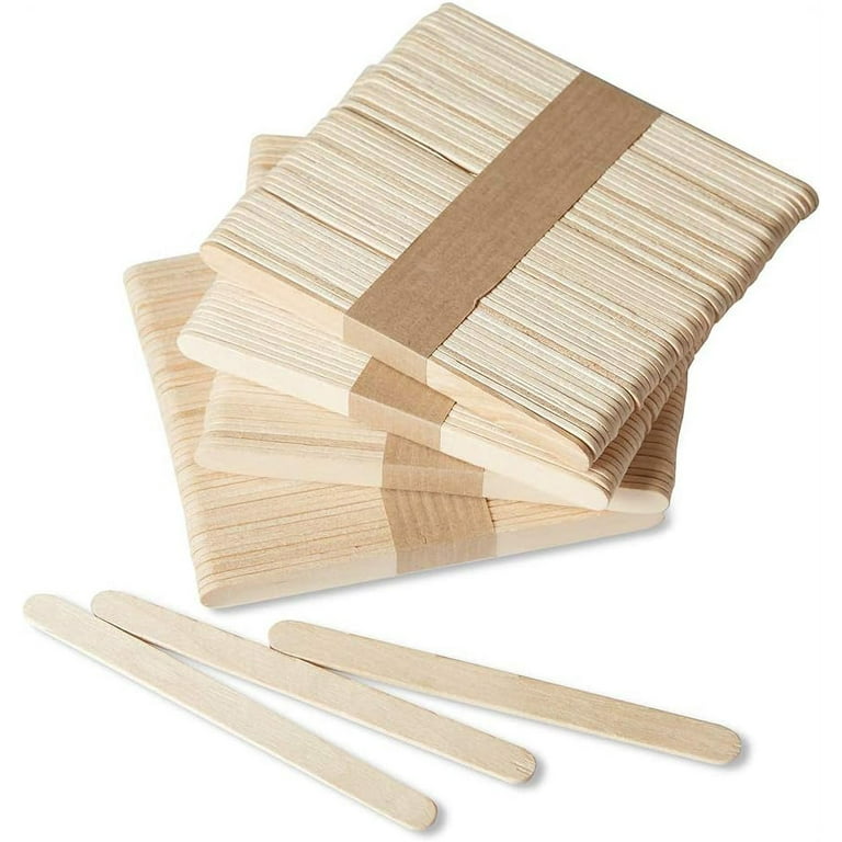 Natural Wood Craft Sticks Bulk Set, Popsicle Sticks for Crafts, Waxing  Sticks, Classroom Art Supplies, Art Sticks, Sticks for Crafting, Kids Art  Supplies, 4-1/2 x 3/8 in. (Pack of 1,000) 