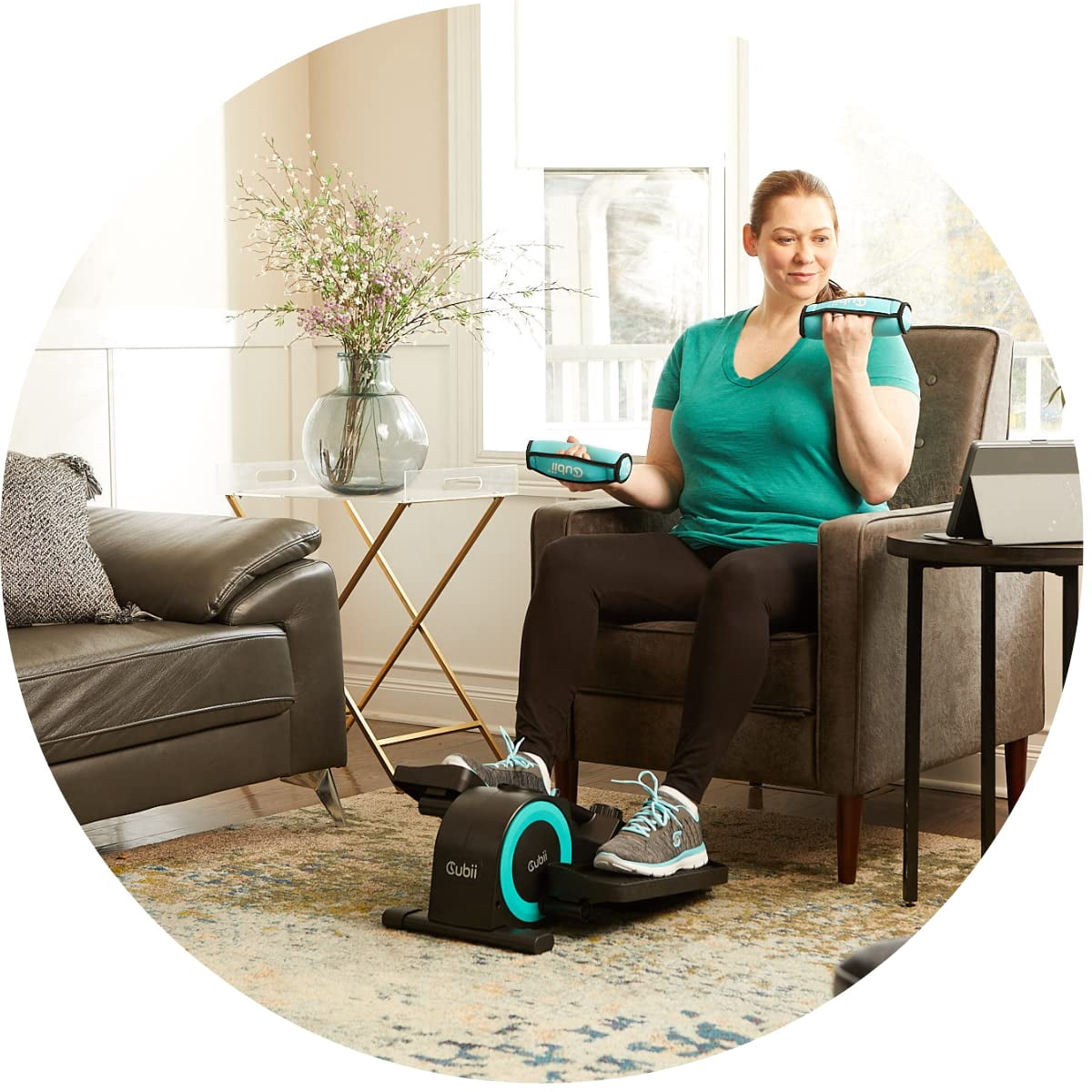 Cubii Comfii - Grip Hand Weights, Soft Grip Dumbbells, Set of 2 lbs