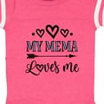 thumbnail image 4 of Inktastic My Mema Loves Me Girls Girls Baby Bodysuit, 4 of 5