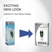 Zewa Infrared Thermometer | Professional Accuracy | Forehead & Ear Non-Touch Measurement | Bluetooth 4.0 | Android & iOS Compatible | Fever Alarm | Free MyHealthConnected App