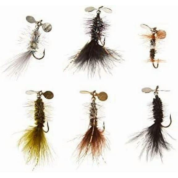 Pistol Pete's Trout Flies 6-Pack, Assorted, Size 10