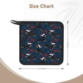 thumbnail image 3 of Disketp Christmas Dachshund Pot Holders Kitchen Insulation Mats Heat Resistant Pot-Holder Oven Anti-Scald Pads for Cooking Baking, 7.1*7.1inch, 3 of 8