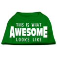 thumbnail image 1 of This Is What Awesome Looks Like Dog Shirt Emerald Green Xxl (18), 1 of 1