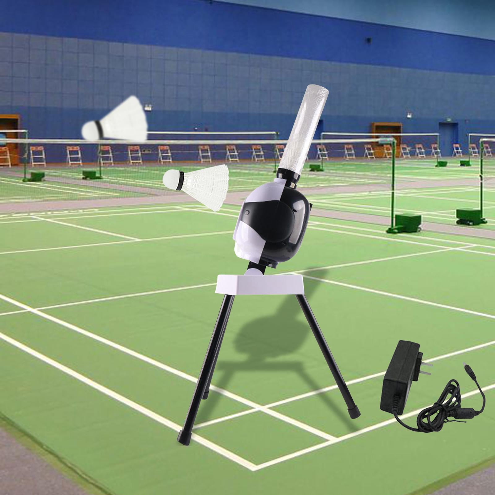 Automatic Badminton Serve Machine Ball Pitching Tool Electric Professional Badminton Ball Tosser for Self Play for Indoor Beginners Outdoor
